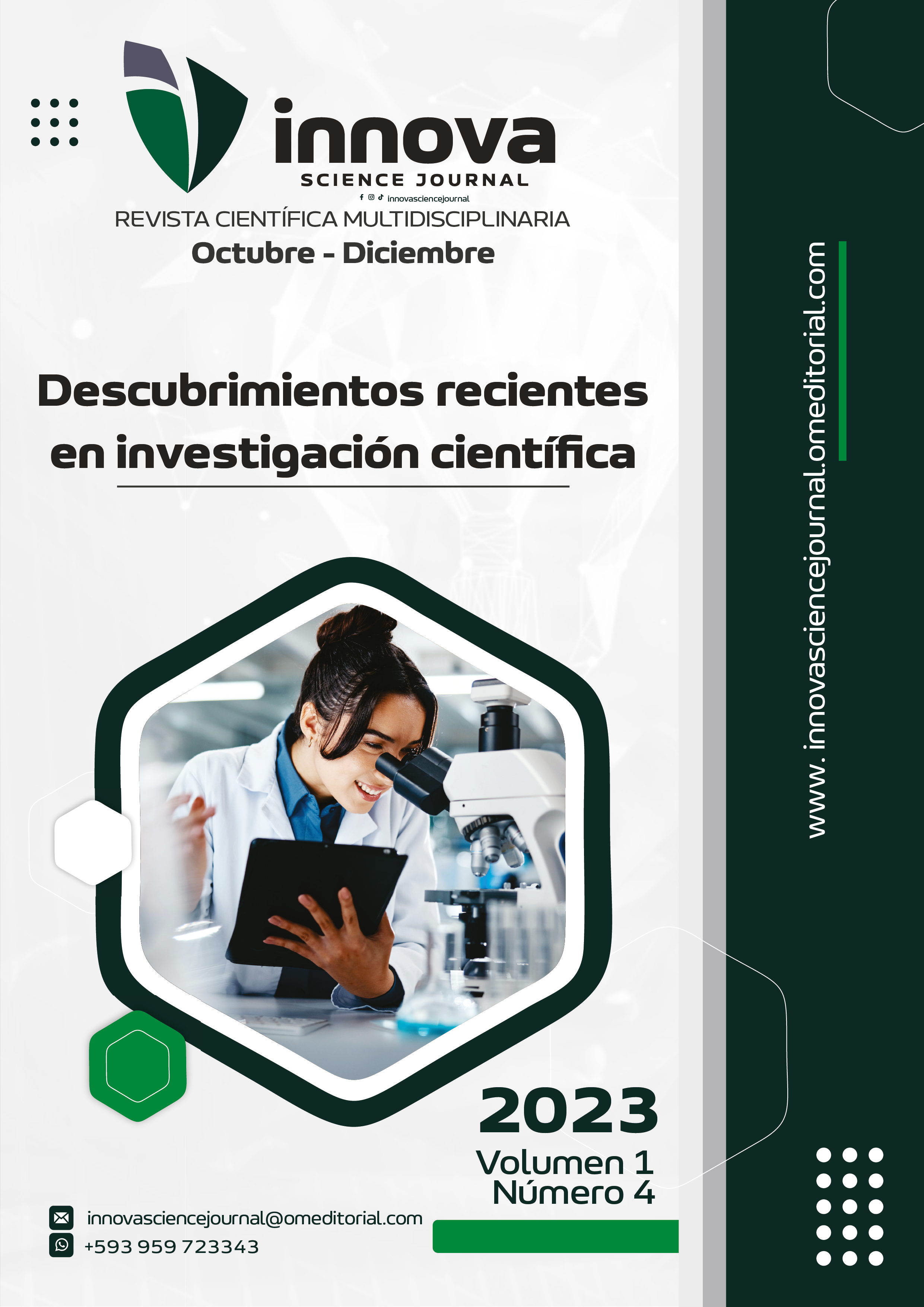 					Ver Vol. 1 Núm. 4 (2023): Descubrimientos recientes en investigación científica
				